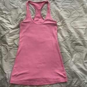 Lululemon pink tank top